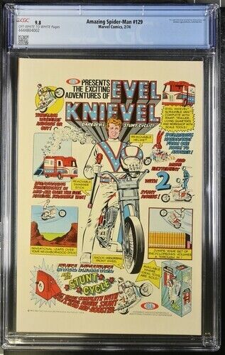 AMAZING SPIDER-MAN 129 CGC 9.8 MARVEL COMICS 1974 1ST PUNISHER - Picture 2 of 3