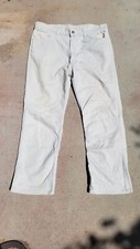 Vintage 80s Levis with A Skosh More Room Beige Jeans MADE IN USA 37x30