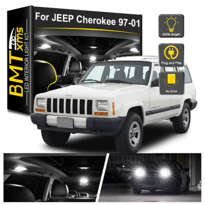 22x Interior LED Light Bulbs Reverse License Plate For Jeep Cherokee 1997-2001