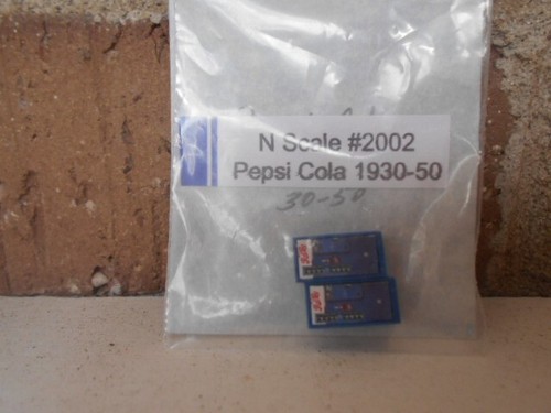 #2002 accesorios escala N 1930-60 máquinas Pepsi Cola (2 por paquete) - Imagen 2 de 5