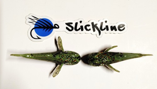 SLICKLINE 3" Round Goby Minnow Soft Plastic Swimbait 1/3 oz Fishing Lure 2 Pack - Picture 20 of 40