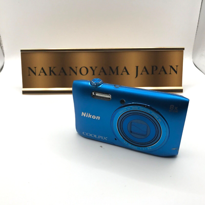 Nikon COOLPIX S3600 Blue 20.0MP Compact Digital Camera with