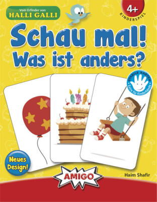 °Amigo 04903 Schau mal! Was ist anders? Kartenspiel Kinderspiel