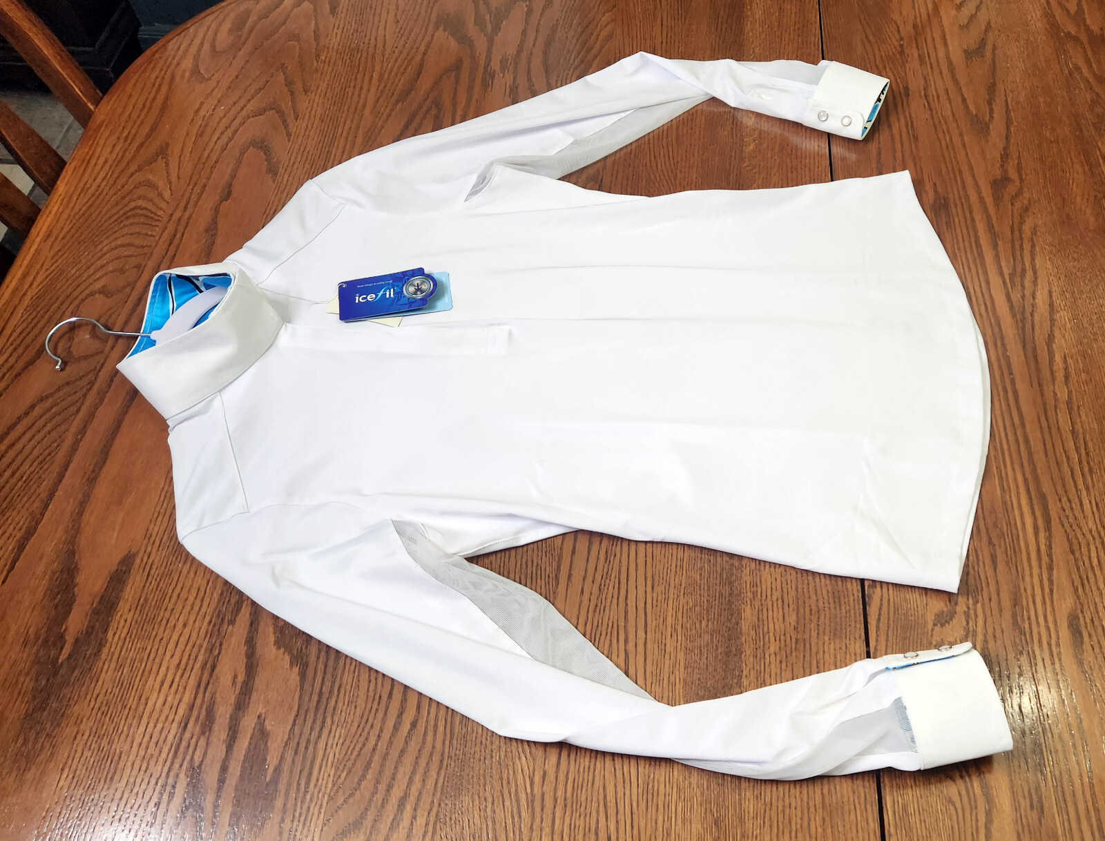 Tailored Sportsman, New, long sleeve show shirt, white, medium