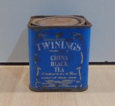 TWININGS CHINA TÈ NERO VINTAGE SCATOLA DI LATTA VUOTA