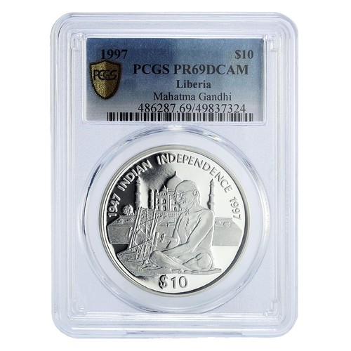 2003 Liberia Silver $20 America's First Ladies - Mamie Eisenhower