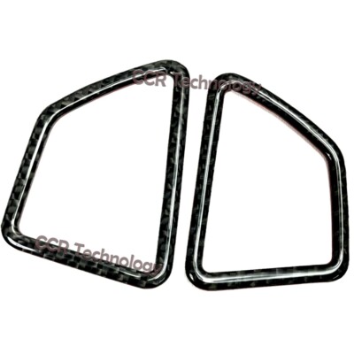 Real Carbon Fiber Dashboard Air Vent Outlet Trim Cover Fits 07-13 E70 X5 X5M