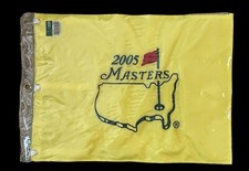 2005 Masters Flag Augusta National Tiger Win
