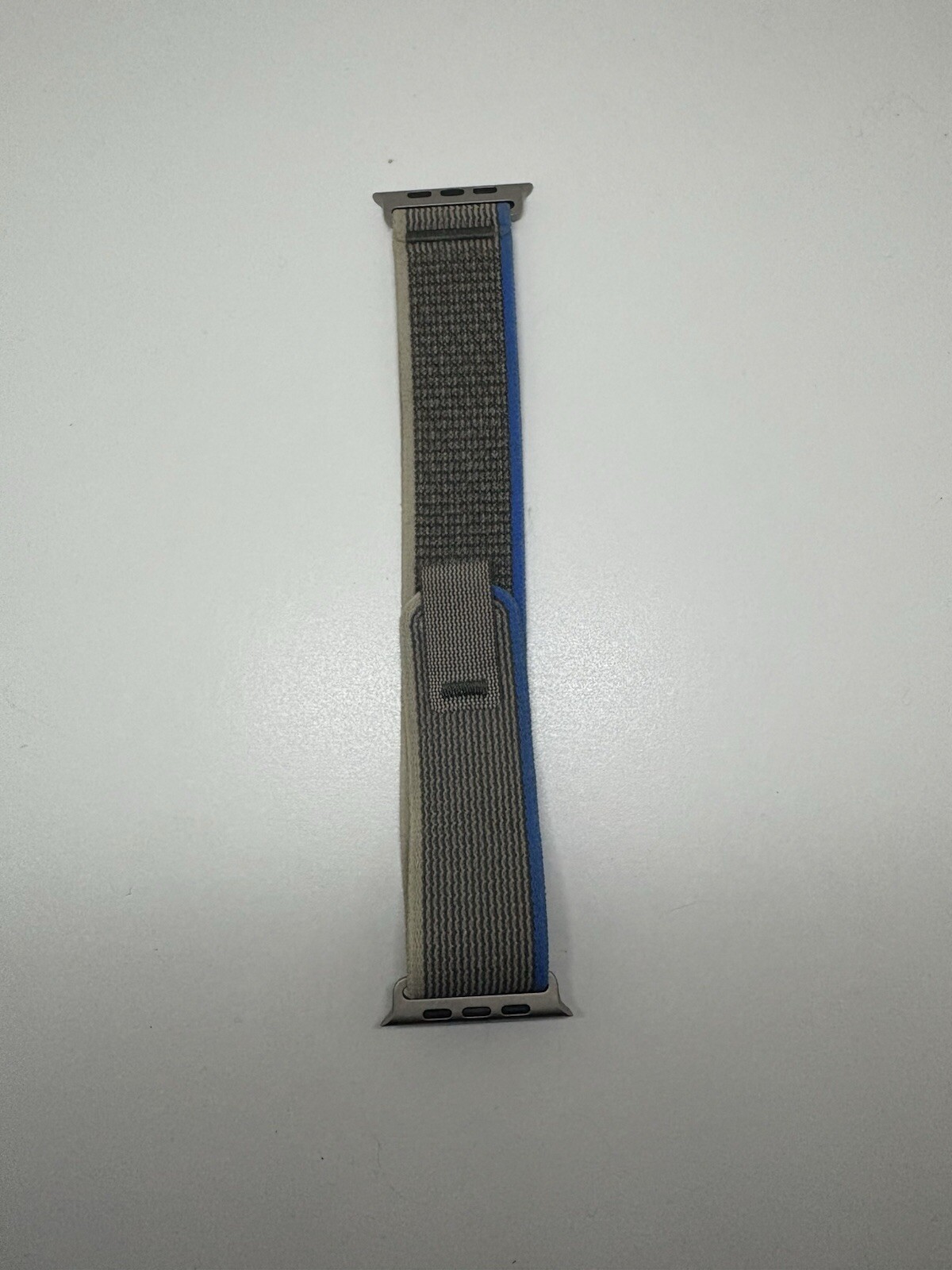 Apple Watch Band Trail Loop (49mm) Blue/Gray with Rugged Titanium Finish-MQEJ3/A-image