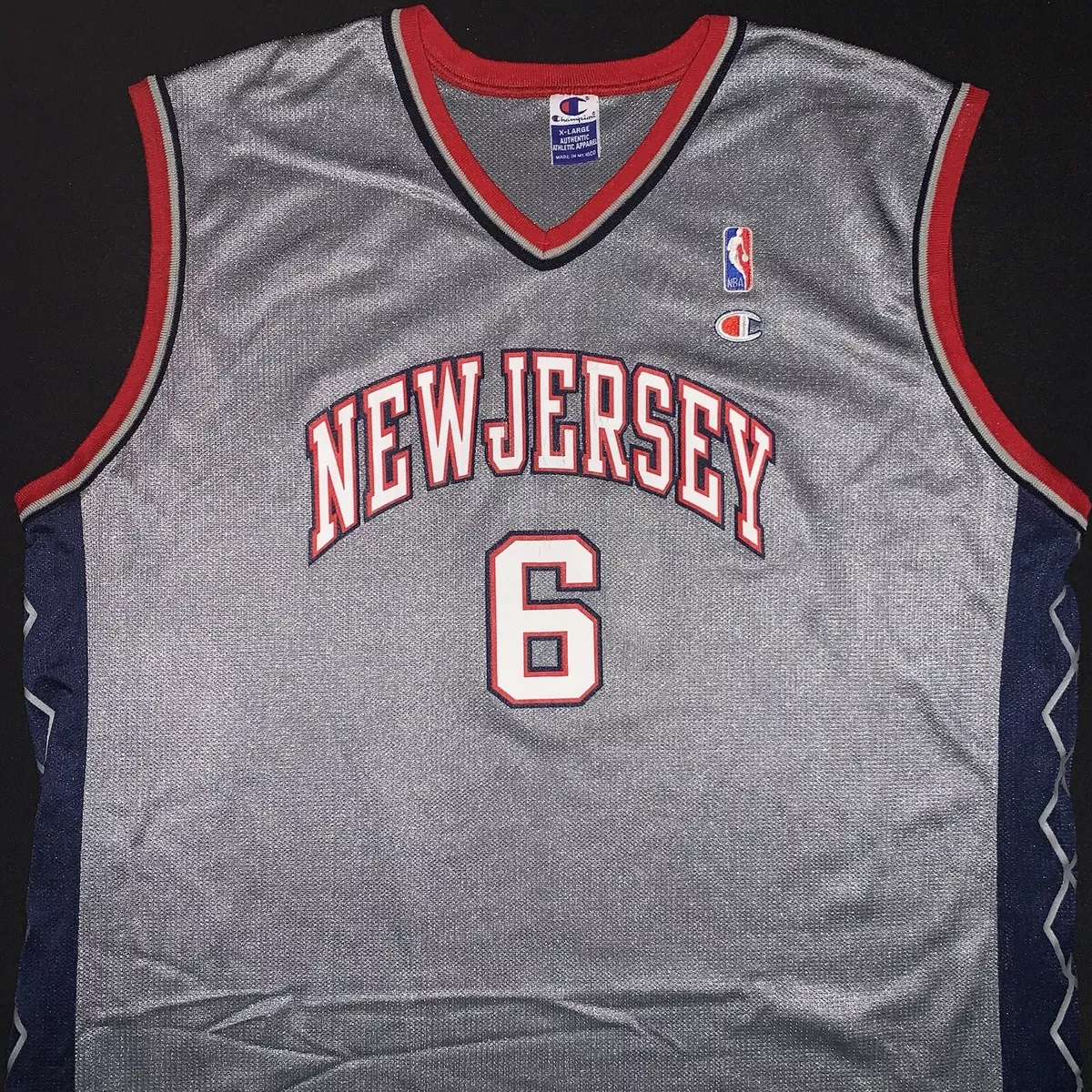 New jersey nets gray jersey hotsell