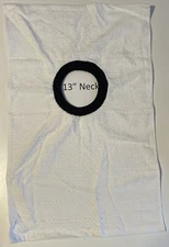 Bib 13" Neck Pull Over Head T-Shirt Special Needs Drool cotton towel
