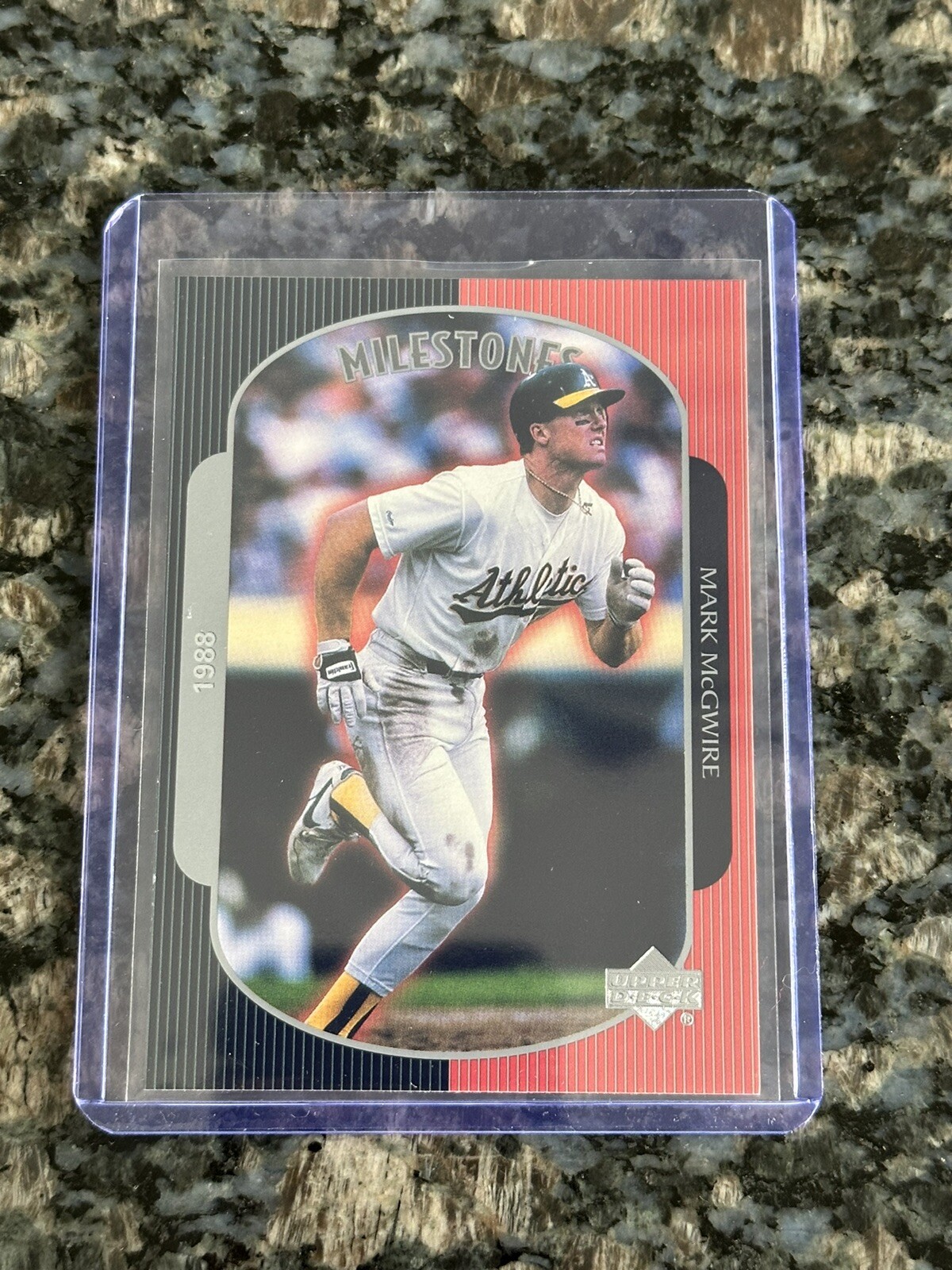 Mark McGwire 1999 Upper Deck McGwire 500 Home Run Set 1988 Card# 5