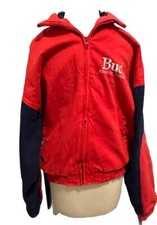 VTG 80's L Budweiser Full Zip Bomber Jacket Made USA