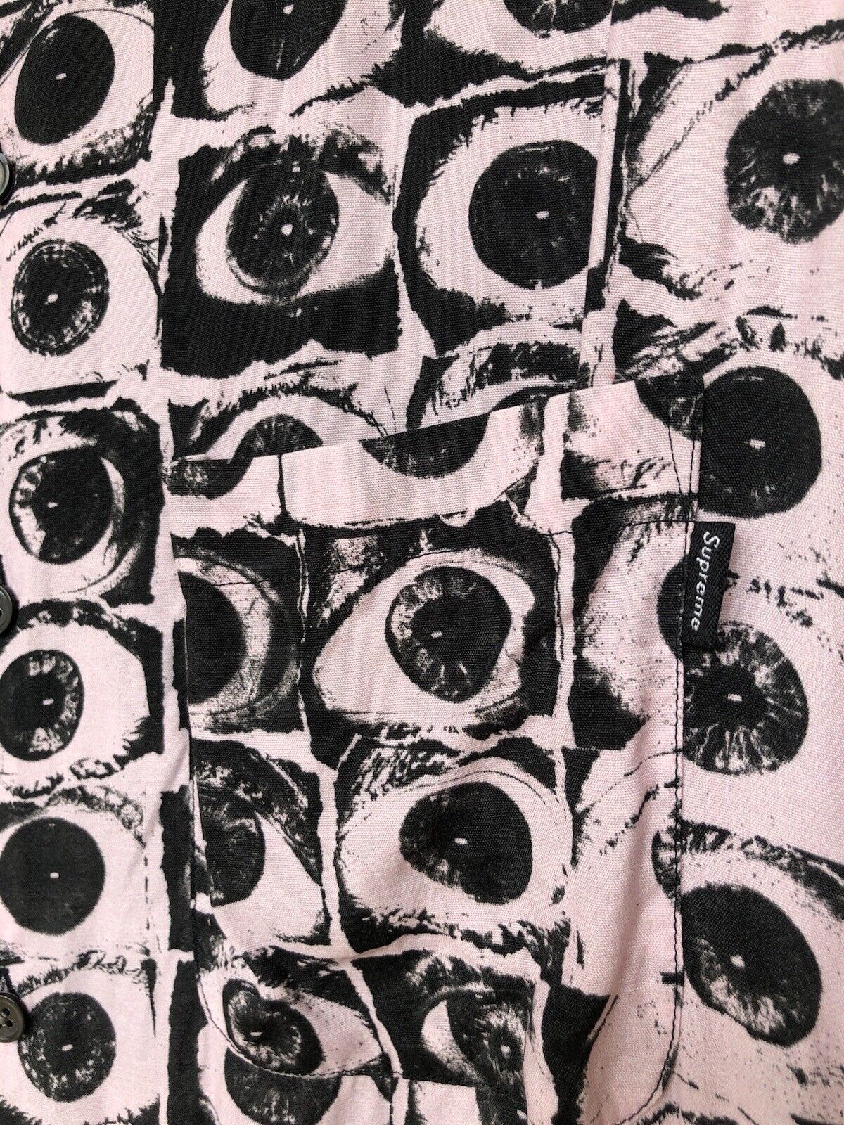 Supreme Comme Des Garcons SHIRT Eyes Rayon Shirt … - image 4