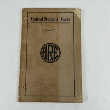 Optical Students' Guide 1913 H.R. Easy Illustrated Booklet 