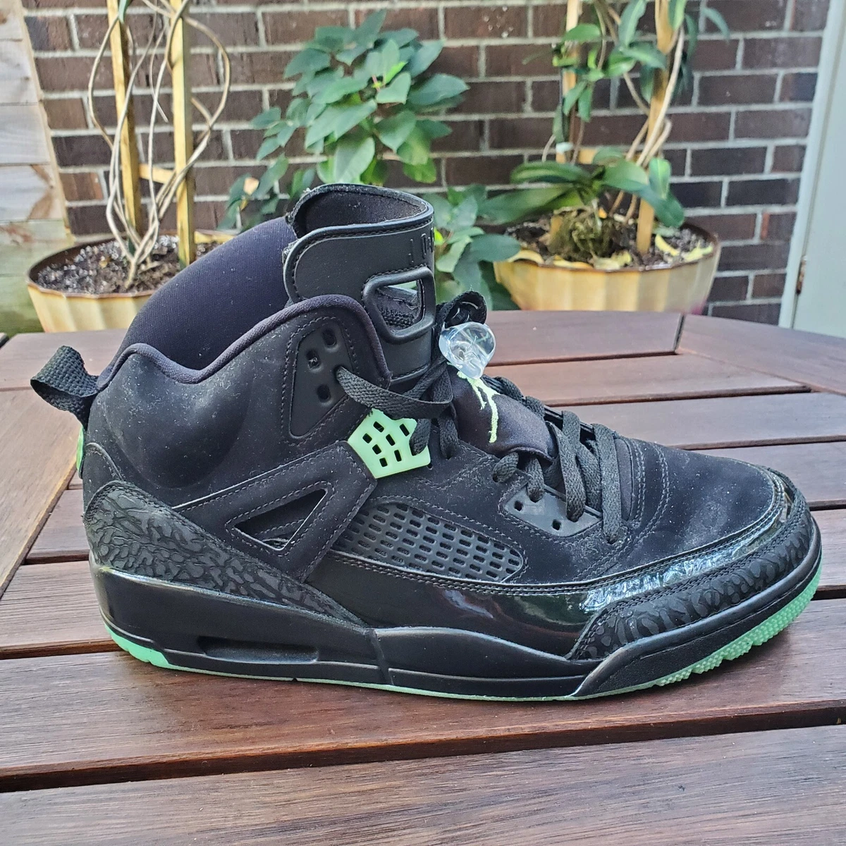 Nike Air Jordan Spizike 315371 032 Green Glow Size 13 No Soles