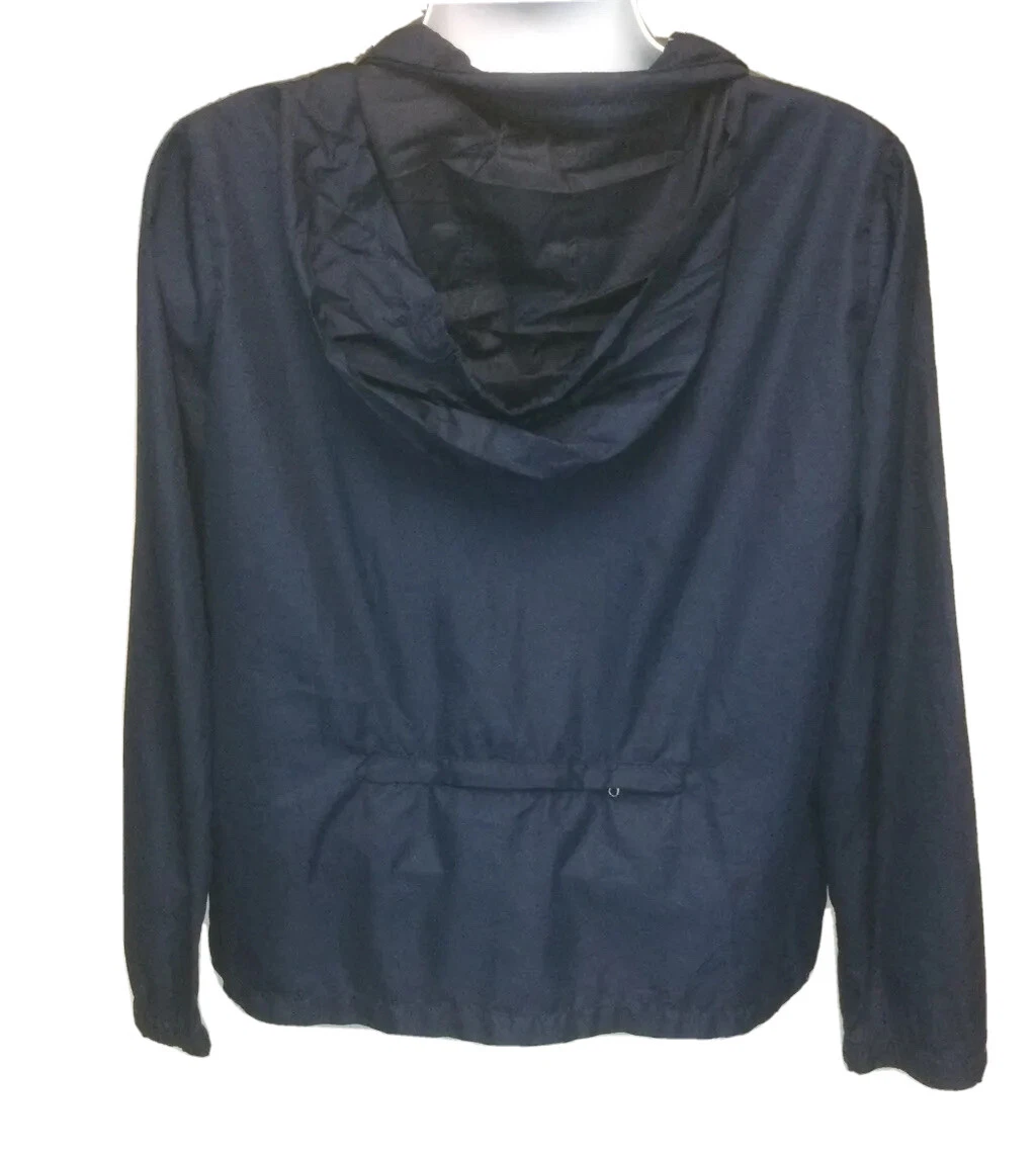 VETEMENTS Felpa a vento Danskin Now blu navy con cappuccio junior taglia XL (15 17) tasca posteriore