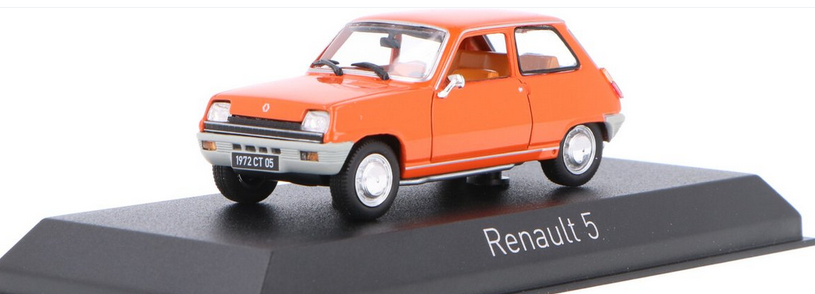 Renault 5 Orange 1972  1/43 Scale 510530 Norev
