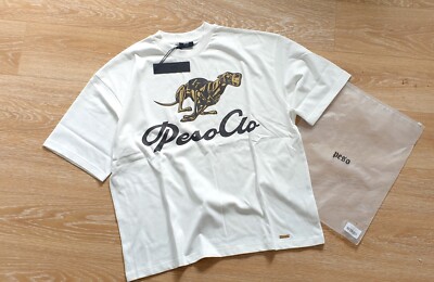 Peso Greyhound Tee T-Shirt limited Edition Nevada Gr. XL pesoclo weiß Hund shirt