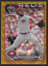 2024 Topps Chrome - Gold Wave Refractor #230 Lyon Richardson /50 (RC)