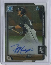 2015 Bowman Chrome Trey Michalczewski AUTO WHITE SOX