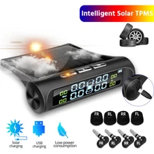 Smart Solar Tire Pressure Monitoring System (Sensors + Alarm Display)