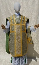 Brand New Custom Order Roman Chasuble Low Mass Set in Silk