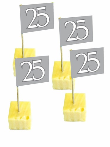 25TH SILVER WEDDING ANNIVERSARY PARTY DECORATIONS - PARTYWARE COMPLETE SELECTION - Picture 15 of 19