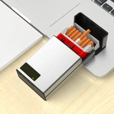 Habit Control Electronic Locking Cigarette Case with Timer -Full Pack Time Lock
