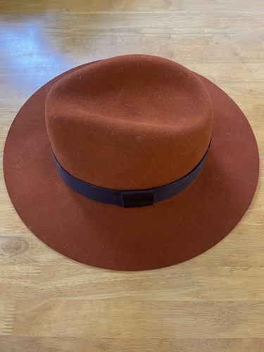 Pantropic Lite Felt Fedora Hat - BW12S - Large - Water Repellent - Burnt Orange - Picture 2 of 6