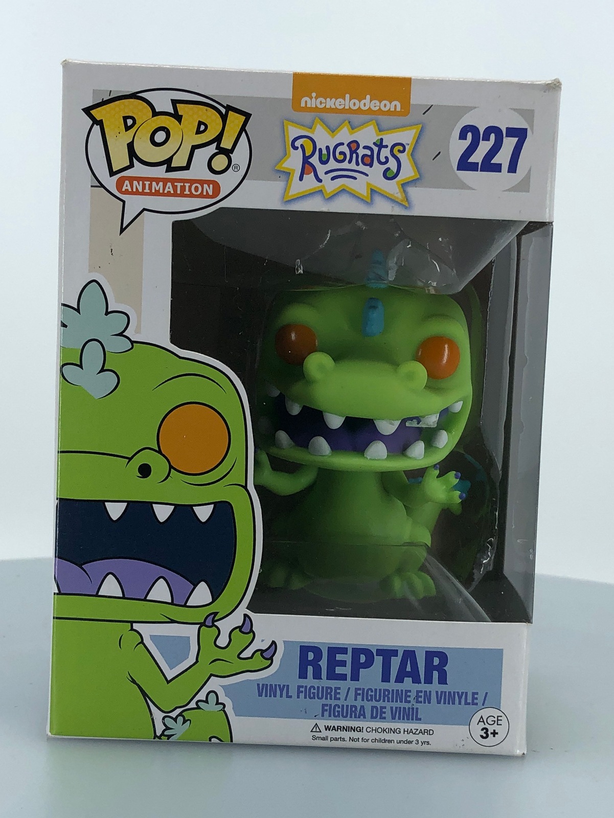 Funko Pop! Animation Rugrats Reptar Green #227 Vinyl Figure Damaged