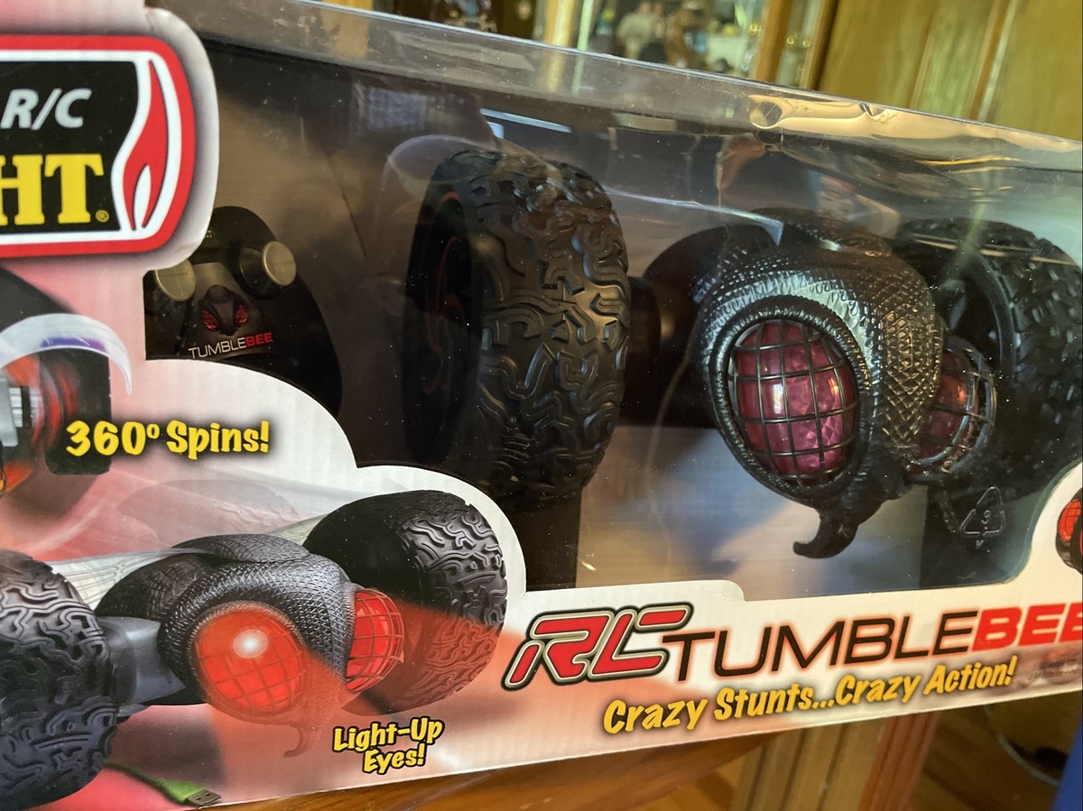New Bright RC Radio Control STUNT TumbleBEE Bee Vehicle Spins Flips Jumps  LIGHTS - Main Image