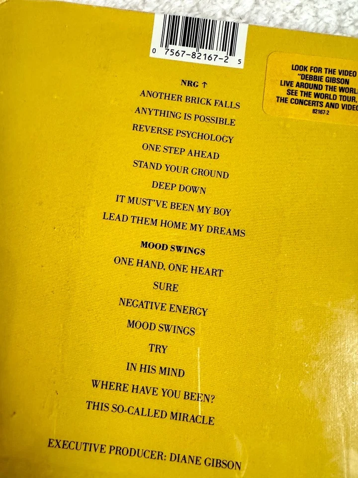 DEBBIE GIBSON ЗАПЕЧАТАННЫЙ LONGBOX CD ВСЕ ВОЗМОЖНО ПРОМО КОРОБКА И ШУМИХА НАКЛЕЙКА LP - Изображение 4 из 4