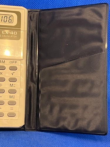 Vintage Ancienne Calculatrice Grise Electronic Calculator Rechner CANON LX-40 - Photo 15/21