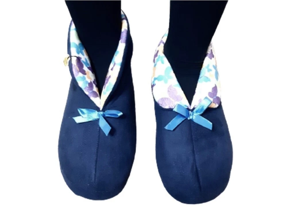 Pantofole da donna Defonseca invernali chiuse calde felpate comode