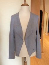 Bianca Jacket Size 16 Bnwt Grey Waterfall Neck Rrp £99.95 Now £45