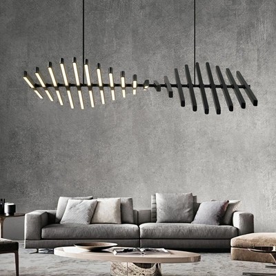 Nordic Loft Black/White Hanging Lights Modern LED Chandelier Home Pendant Lamp