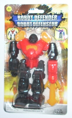 Robot Defender Snap Apart Posable Action Figure MOC Space Monster Robot