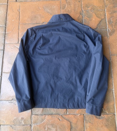Brooks Brothers Full Zip Up Jacket Mens Medium Blue Lightweight Collared - Picture 3 of 13