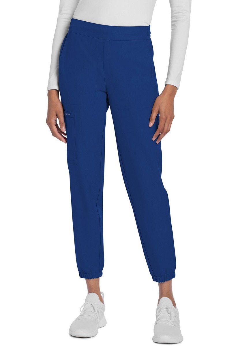 Cherokee Scrubs Mid-Rise Jogger Tall Pant CK273AT GAB Galaxy Blue