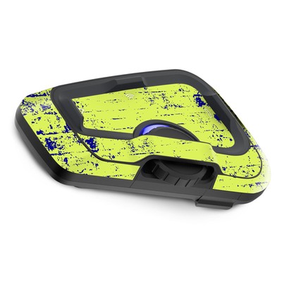 For CARDO Freecom 4X 2X Headsets Protective Wrap Sticker x2 Green Graffiti
