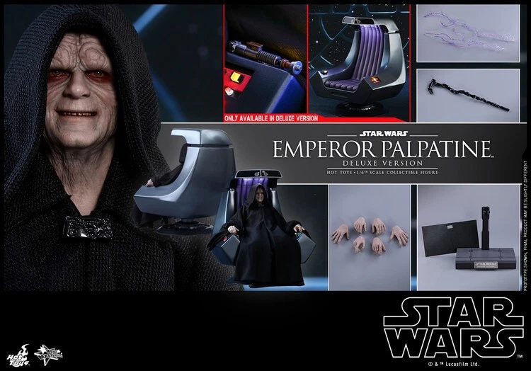 Palpatine deluxe cheap hot toys