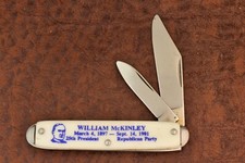 VINTAGE NOVELTY KNIFE CO MADE IN USA 1976 JACK PRESIDENT WILLIAM McKINLEY (12554