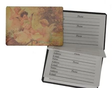 Credit Card Size Address Book Accordion Style with Magnetic Closure