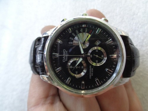 BLACK DIAL 5ATM CASIO BESIDE BEM-501 
