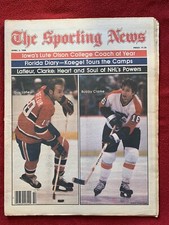 1980 Guy LaFleur Montreal Canadiens The Sporting News NHL Ice Hockey newspaper