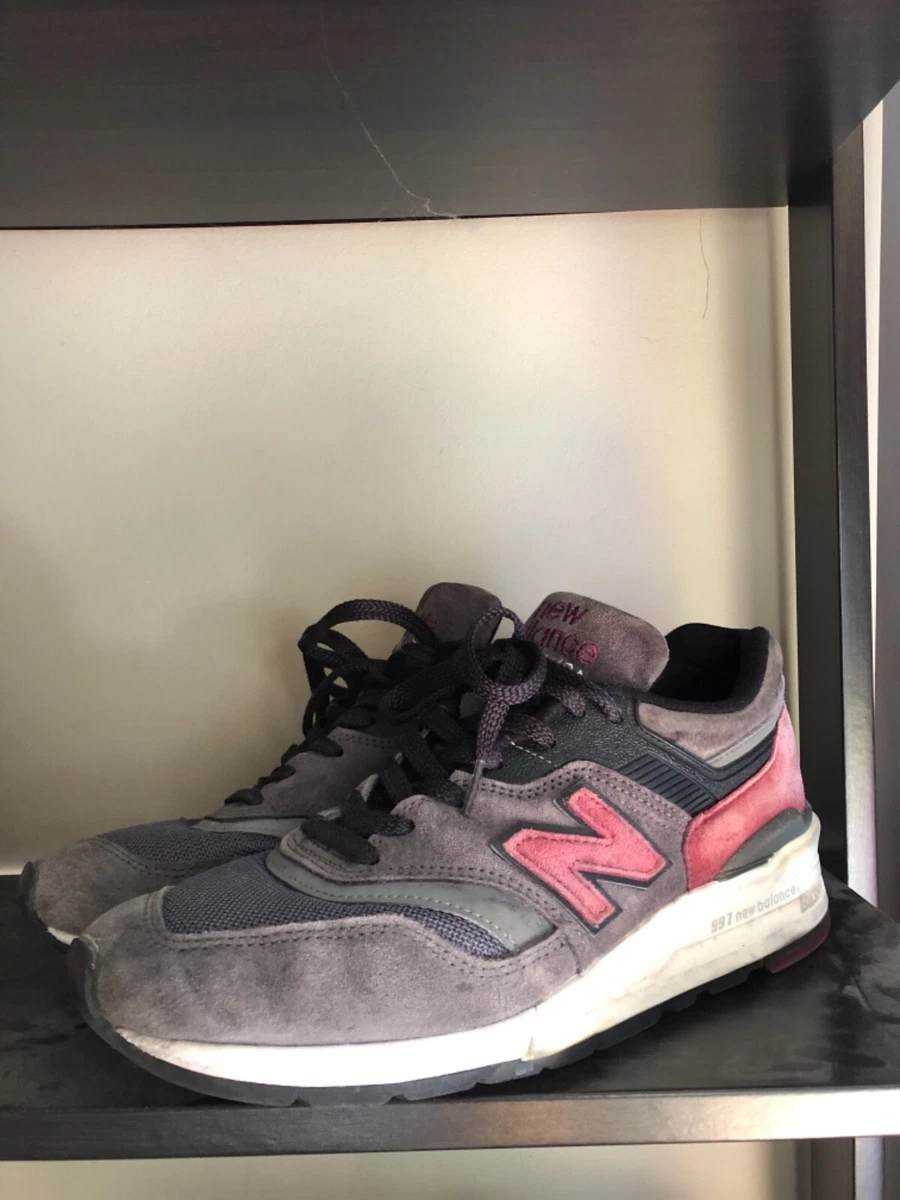 New balance sale 997 grey burgundy