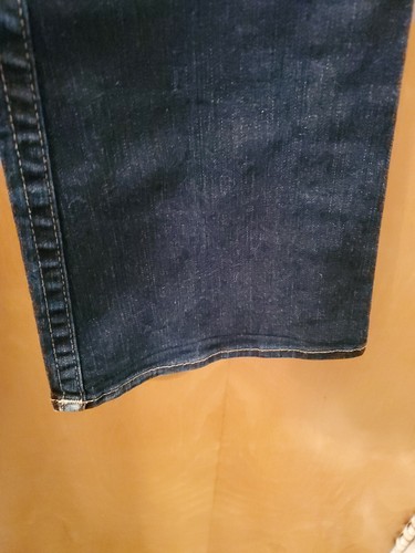 True Religion Vintage Flare Stretch Jeans Womens Size 30x32 USA Leather Patch - Picture 3 of 7