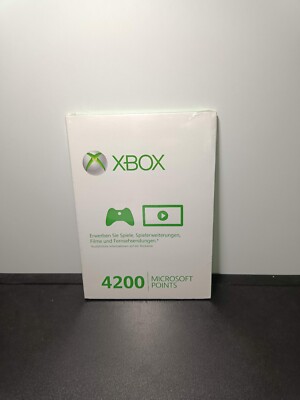 Xbox 360 Live - 4200 Microsoft Points  - NEU OVP Sealed - Versand kostenlos