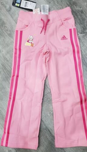 Adidas Girls Fleece Pants London 2012 5-6 years Pink X36210 - Picture 1 of 10